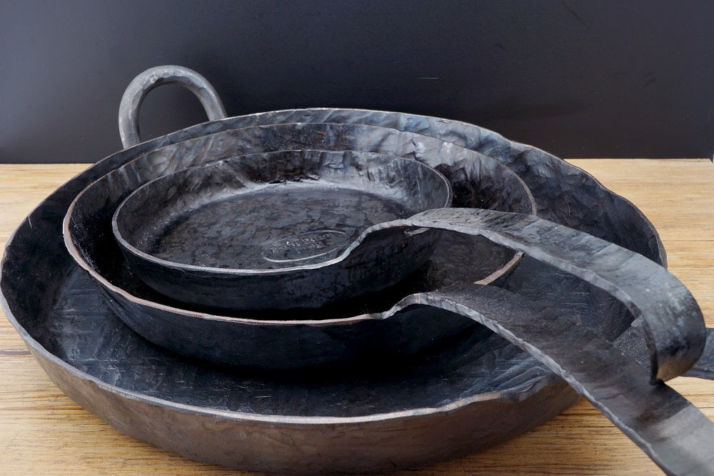 Pfanne Daniel 32 cm handgeschmiedet, Unikat
