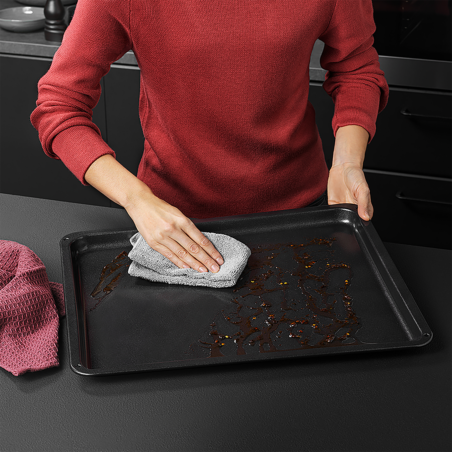 Easy2Clean Antihaft- flaches Blech mit Keramikbeschichtung