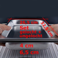 Medio Garbehälter-Set 3,8 l, gelocht und ungelocht