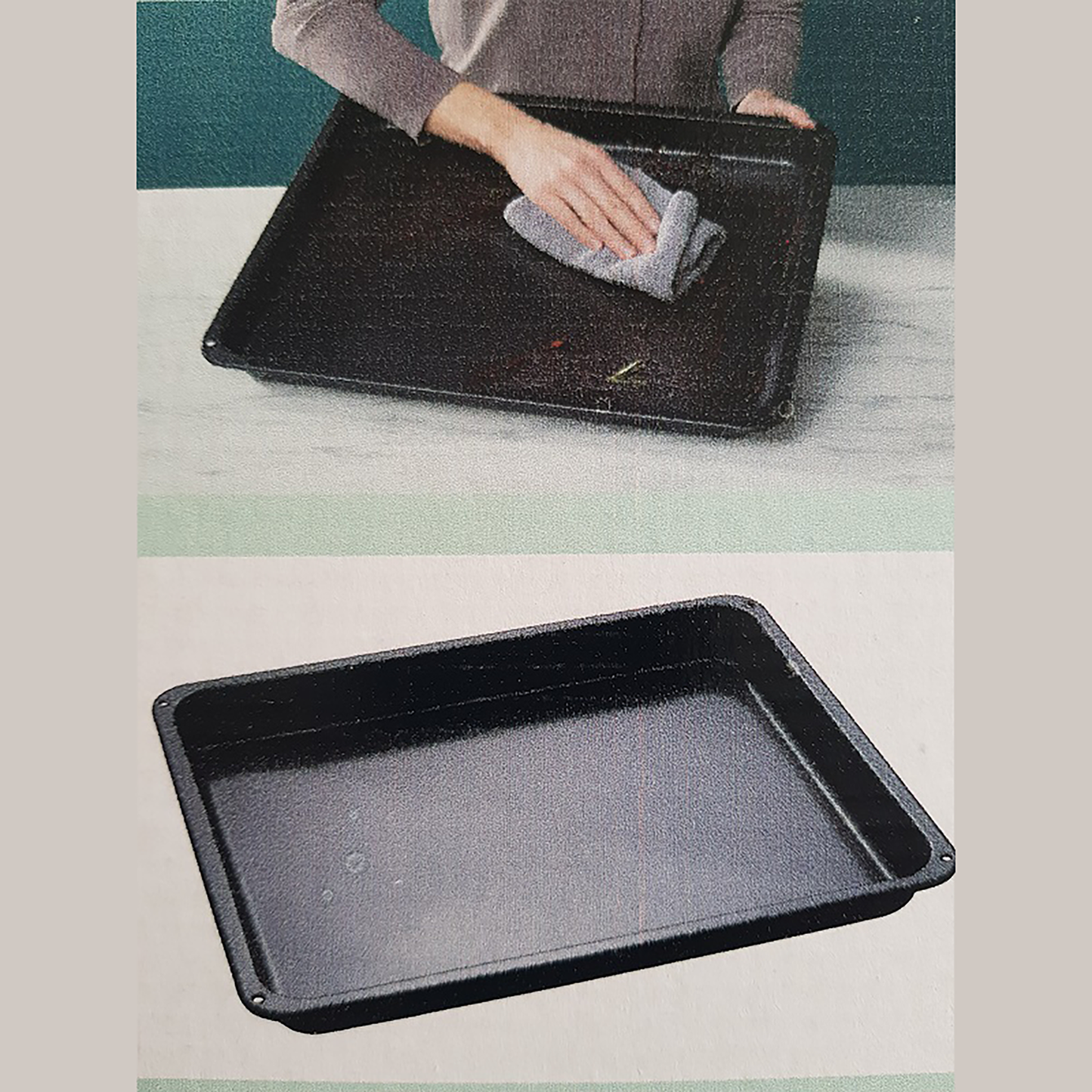 Easy2Clean Brat und Fettwanne mit Keramikbeschichtung